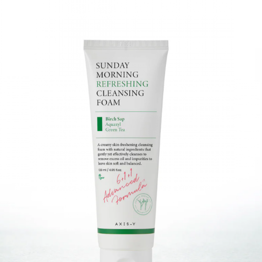 AXIS-Y Sunday Morning Refreshing Cleansing Foam 120ml - Αφρός καθαρισμού για ισορροπία της επιδερμίδας
