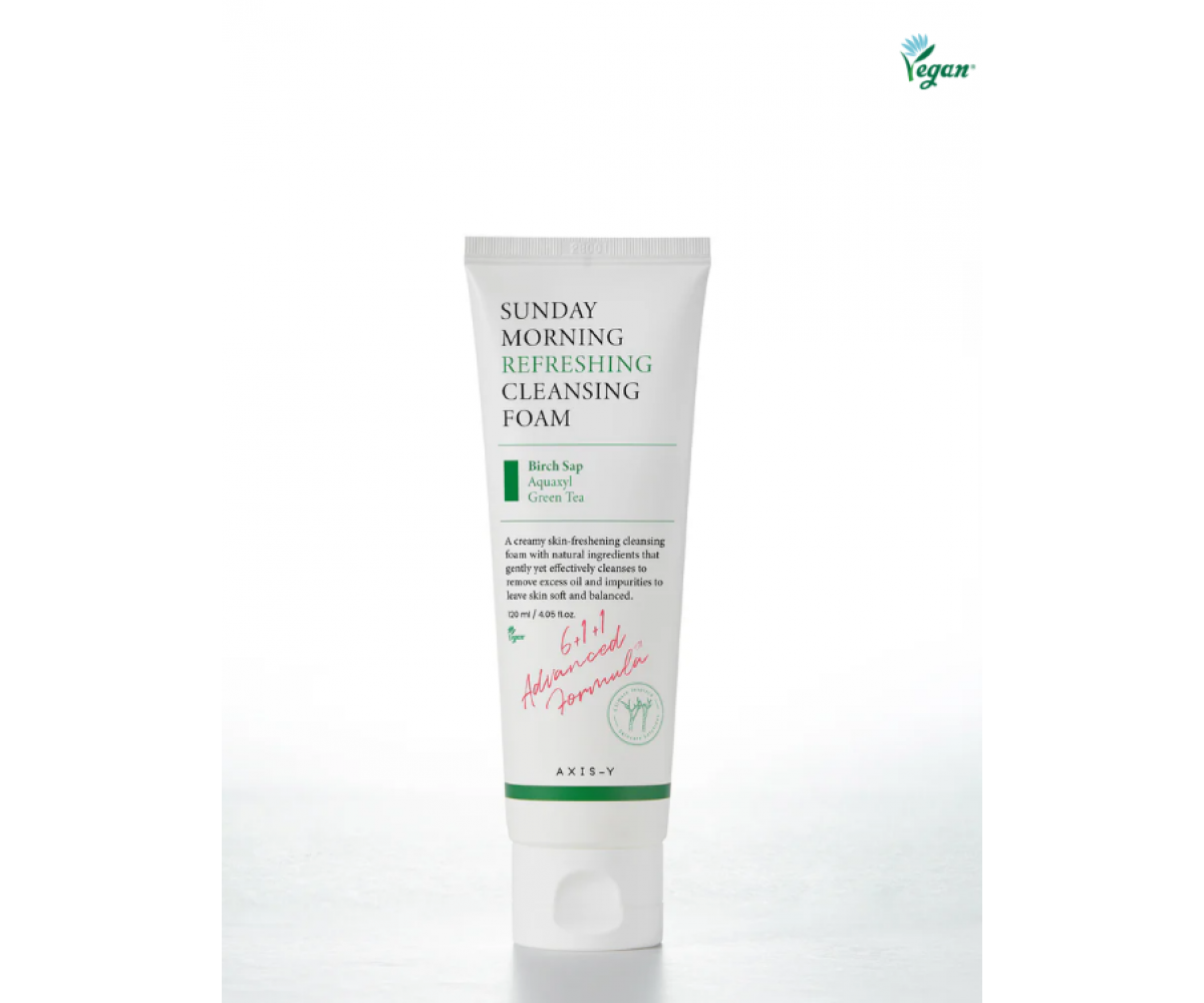 AXIS-Y Sunday Morning Refreshing Cleansing Foam αφρός καθαρισμού προσώπου για δροσερή και καθαρή επιδερμίδα