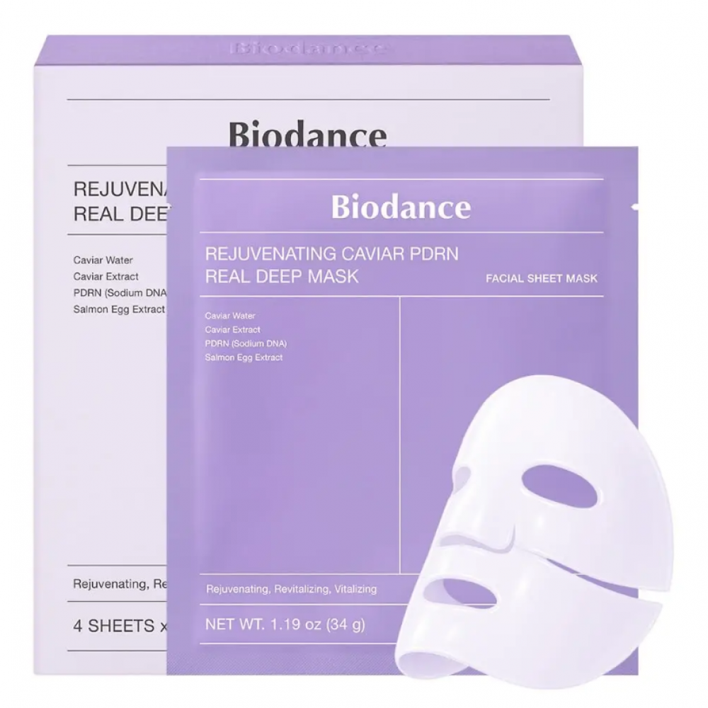 BIODANCE Rejuvenating Caviar PDRN Real Deep Mask - Μάσκα Αντιγήρανσης & Ανάπλασης