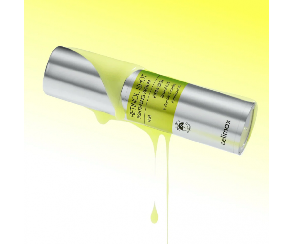 Celimax Vita A Retinol Shot Serum με πεπτίδια και πανθενόλη για σύσφιξη και αντιγήρανση