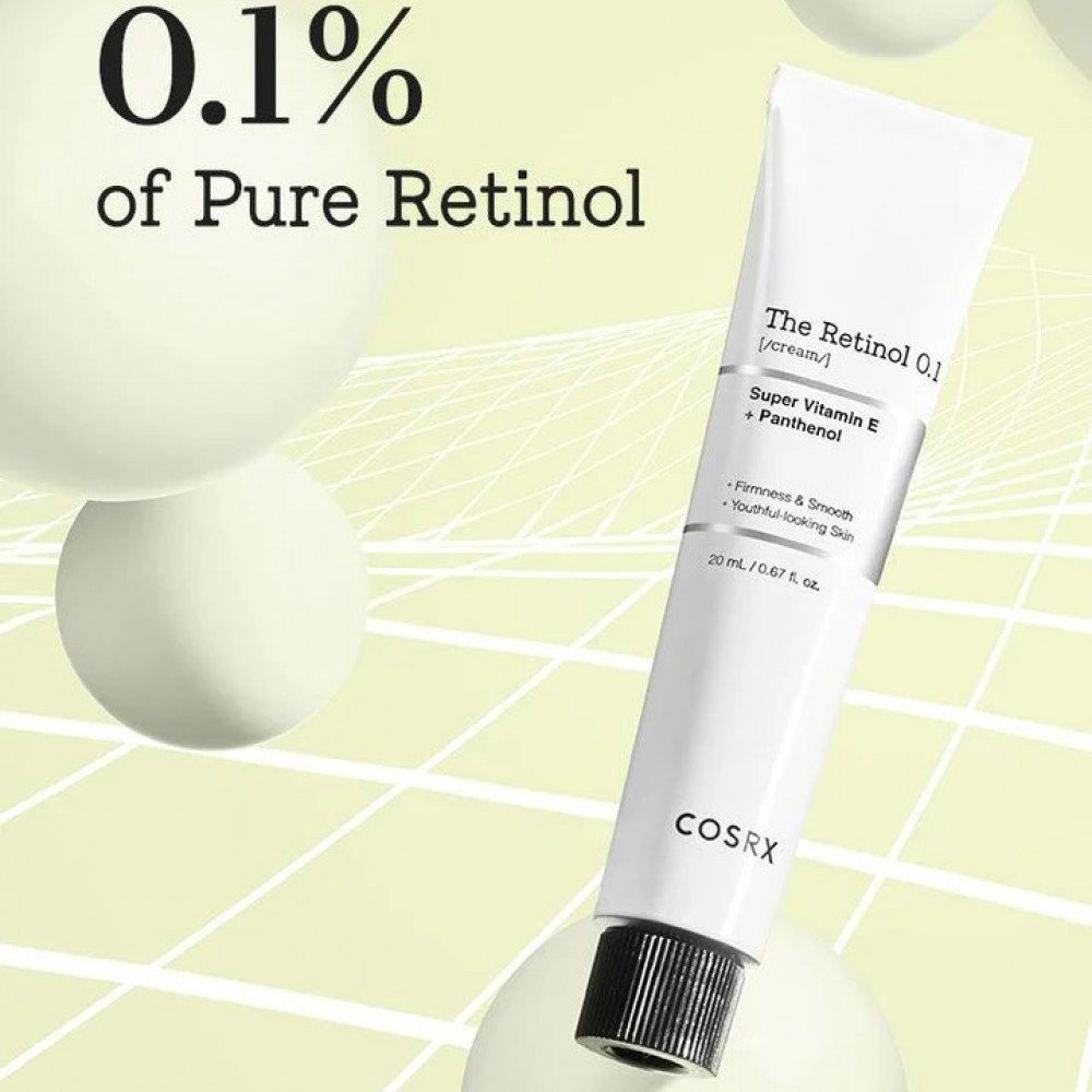 COSRX THE RETINOL 0.1 CREAM - Ενυδατική κρέμα με 0.1 ρετινόλη