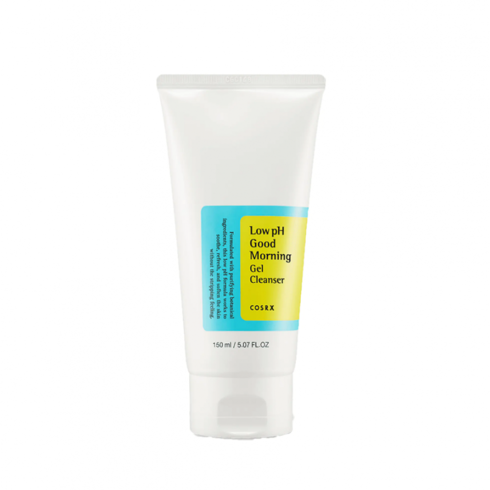 COSRX Low pH Good Morning Gel Cleanser 150ml - Απαλό καθαριστικό gel με χαμηλό pH για ισορροπημένο και καθαρό δέρμα