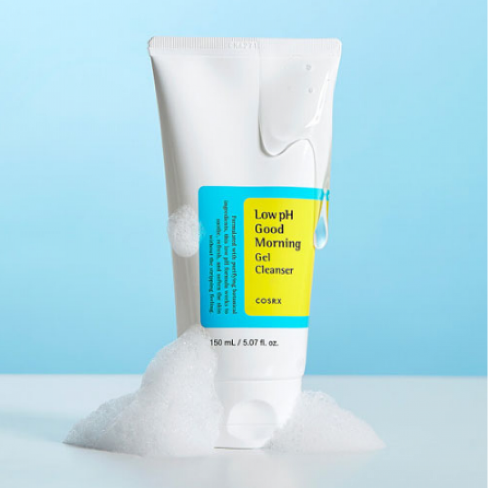 COSRX Low pH Good Morning Gel Cleanser 150ml - Απαλό καθαριστικό gel με χαμηλό pH για ισορροπημένο και καθαρό δέρμα