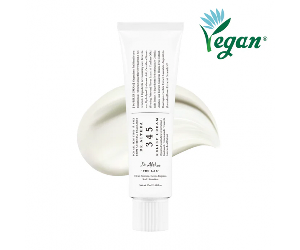 Dr. Althea 345 Relief Cream 50ml - Κρέμα επανόρθωσης και καταπράυνσης