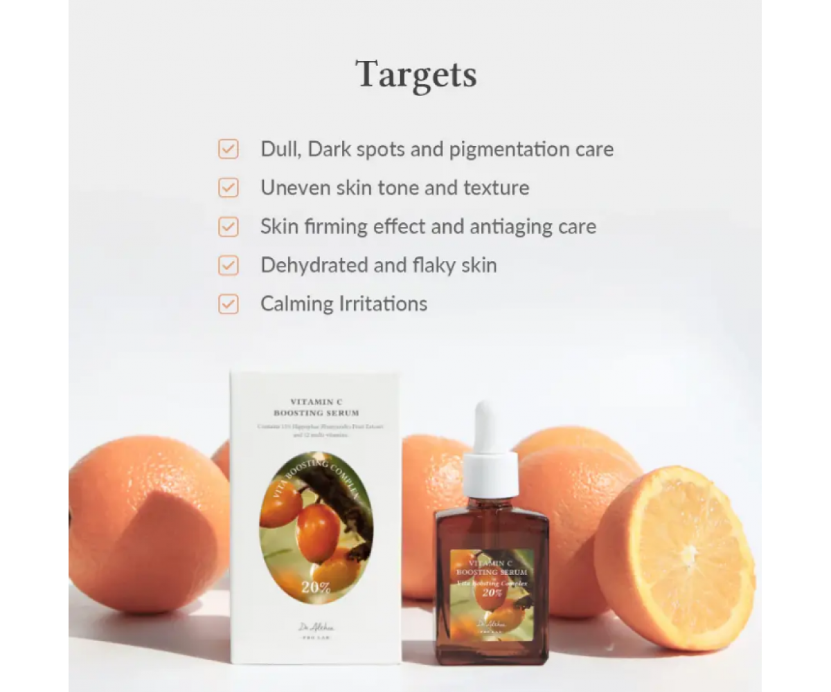 Dr. Althea Vitamin C Boosting Serum 30ml - Ορός για λάμψη και μείωση πανάδων