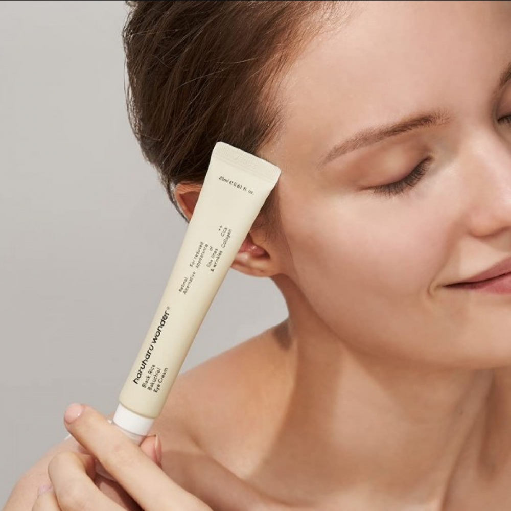 HARUHARU WONDER BLACK RICE Bakuchiol Eye Cream - Κρέμα ματιών διπλής λειτουργίας αντιρυτιδική και για μαύρους κύκλους 