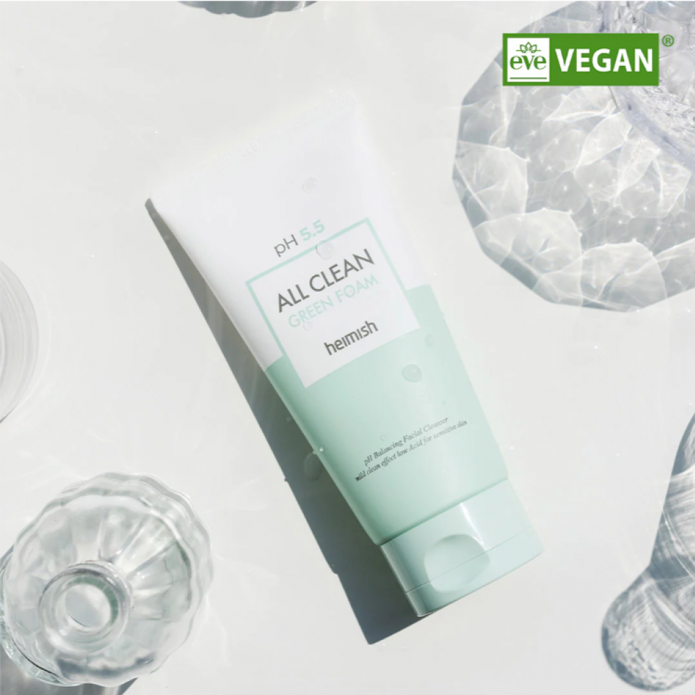 HEIMISH ALL CLEAN GREEN FOAM PH 5.5 - Απαλό καθαριστικό καθημερινής χρήσης με χαμηλό pH