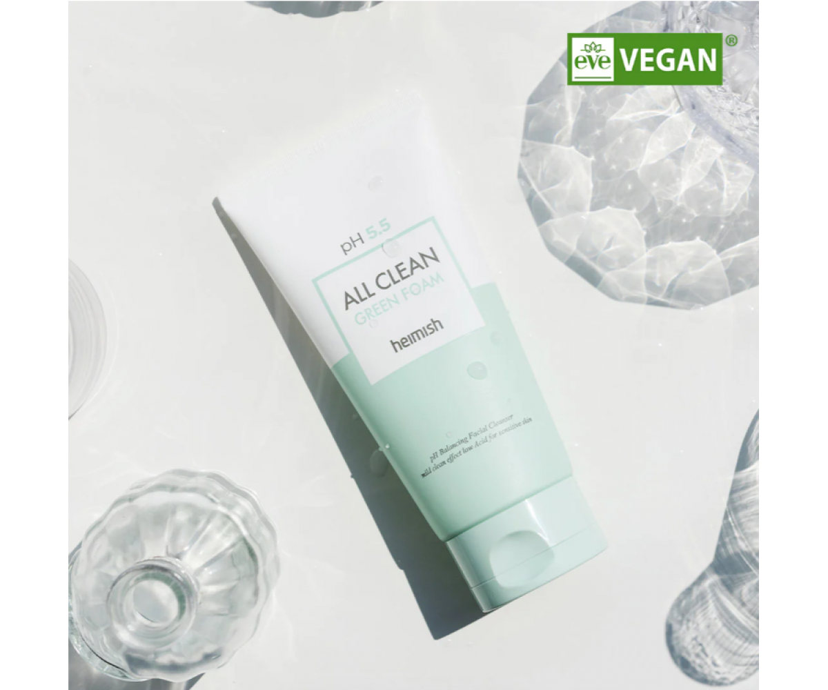 Heimish All Clean Green Foam pH 5.5 – Απαλό καθαριστικό με χαμηλό pH