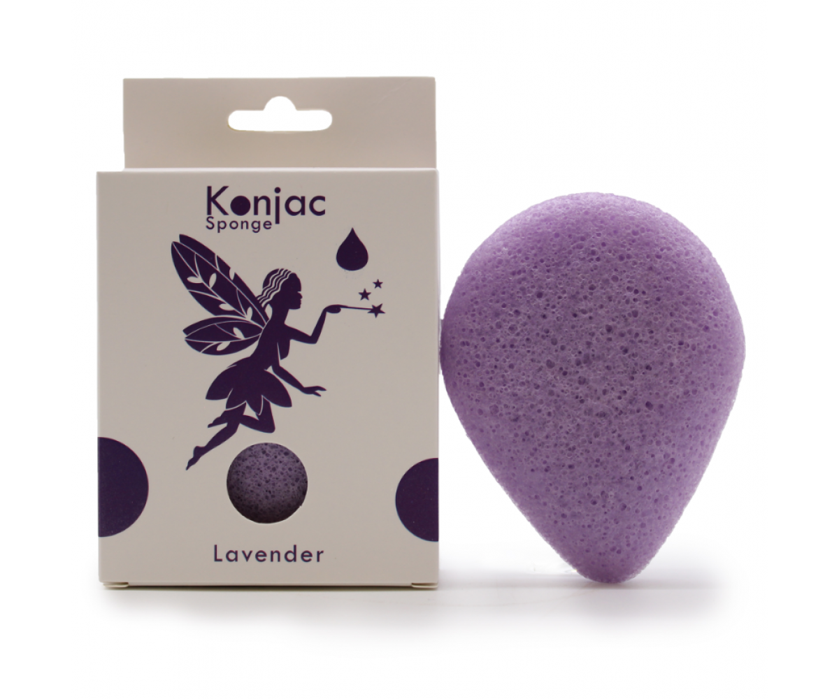 Teardrop Konjac Sponge - Lavender - Καταπραϋντικό