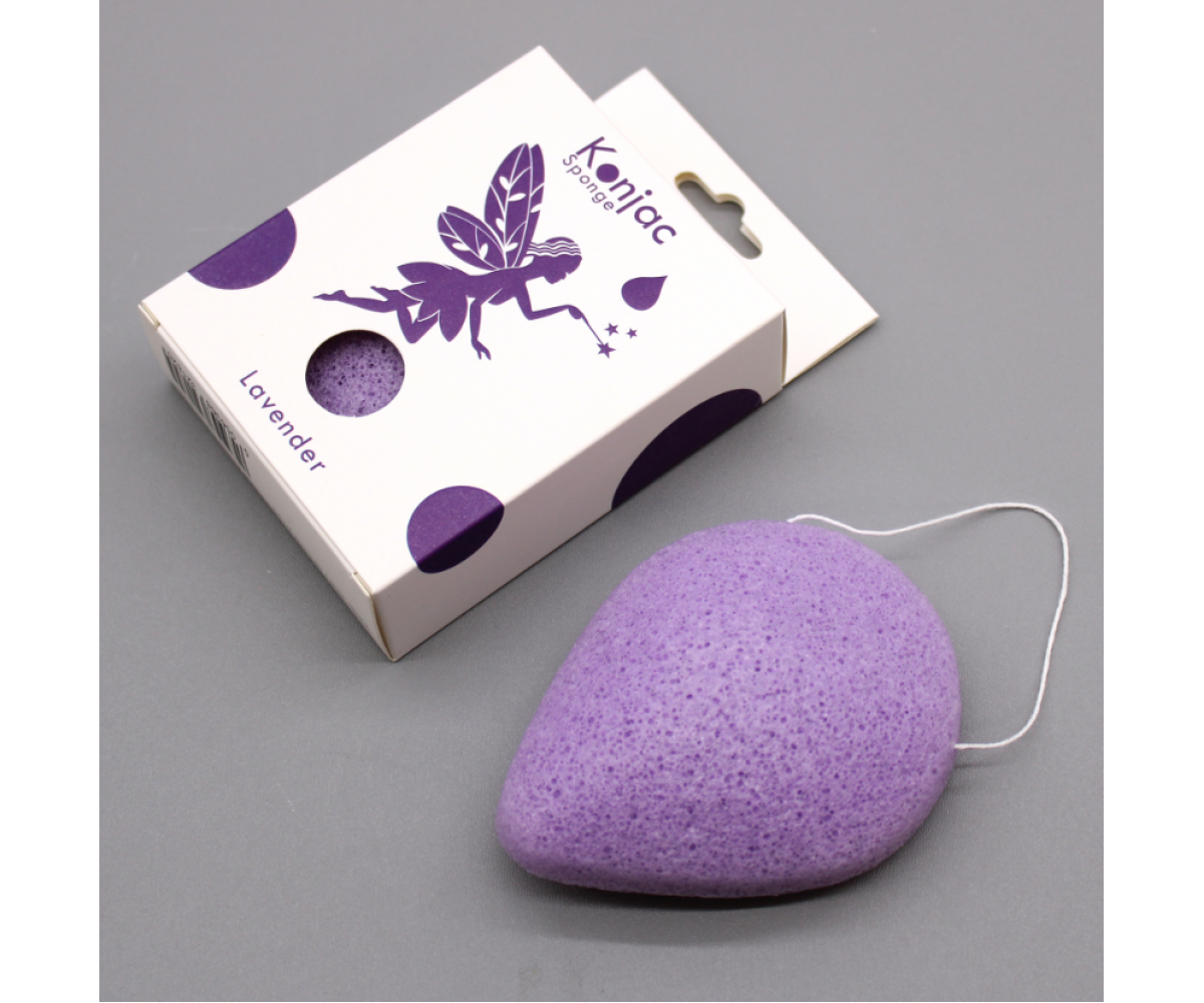 Teardrop Konjac Sponge - Lavender - Καταπραϋντικό