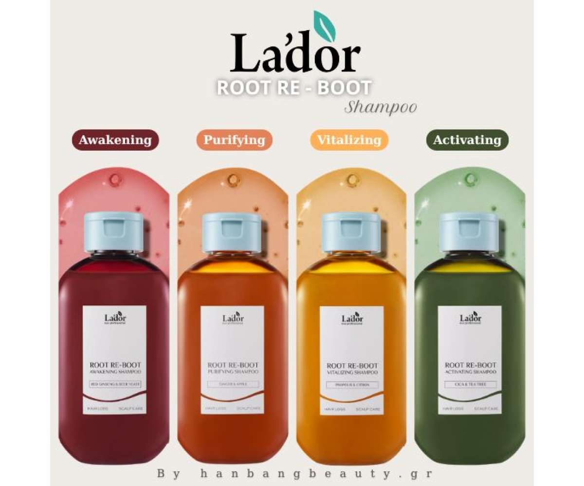 Lador Root Re-Boot Activating Shampoo 300ml για ευαίσθητο τριχωτό και φαγούρα