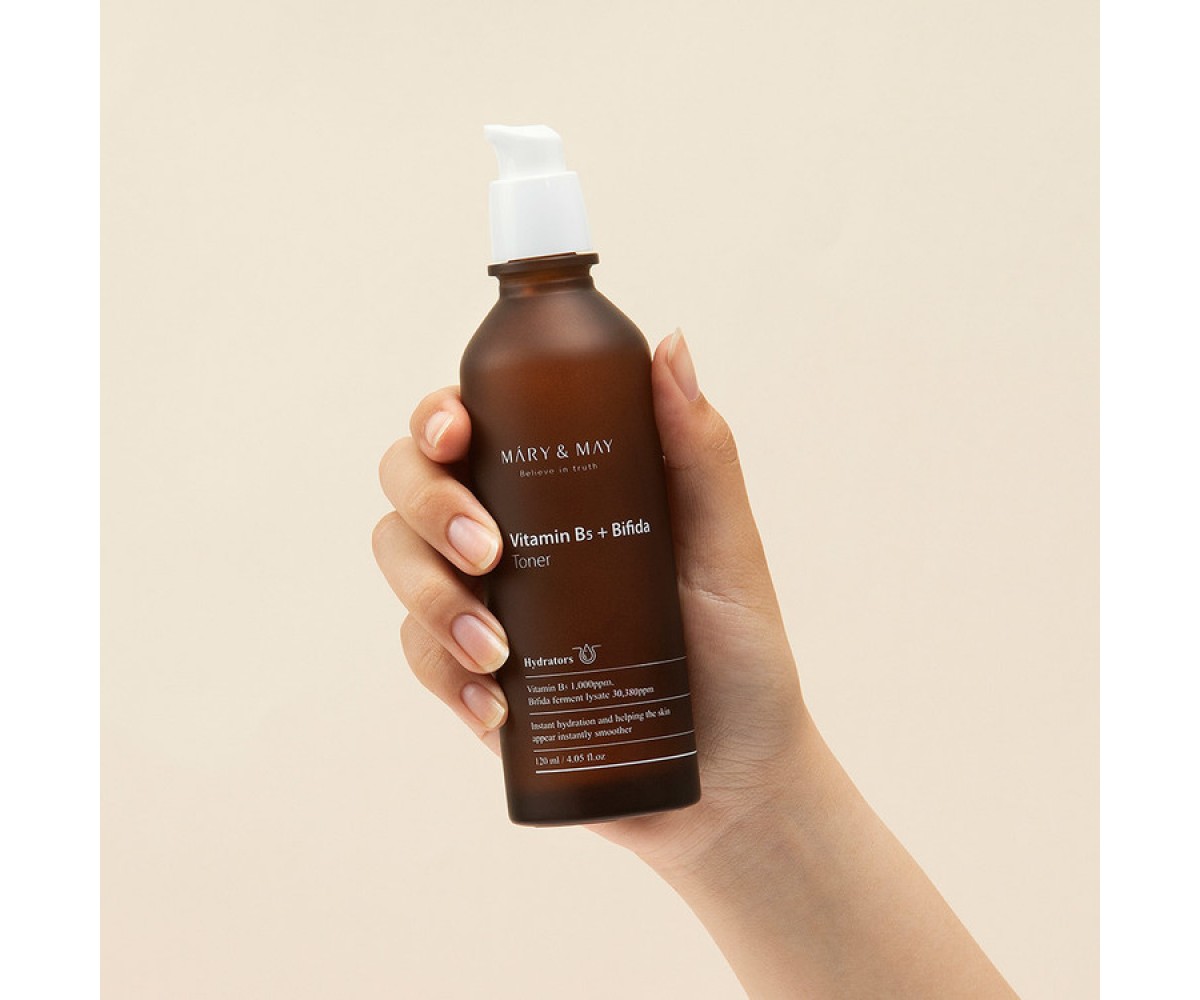 MARY & MAY Vitamin B5 + Bifida Toner MARY & MAY Vitamin B5 + Bifida Toner – Τονωτική λοσιόν για ενυδάτωση