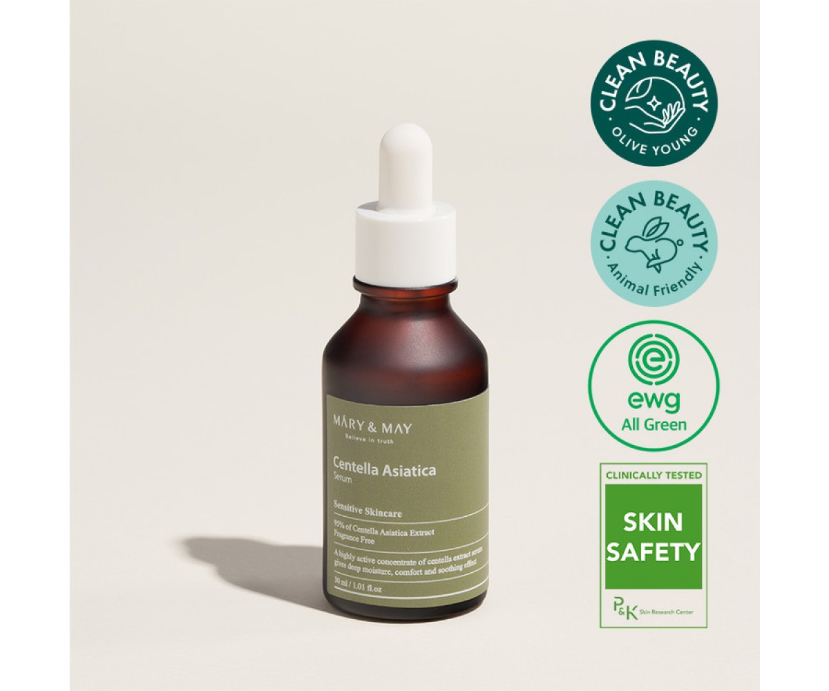MARY & MAY Centella Asiatica Serum – Καταπραϋντικός ορός με Centella