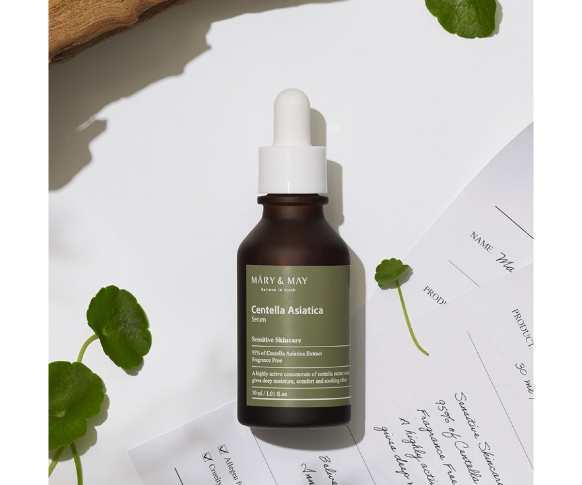 MARY & MAY Centella Asiatica Serum – Καταπραϋντικός ορός με Centella
