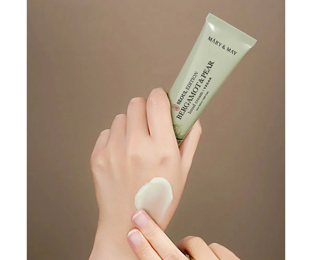 Mary & May Bergamot & Pear Hand Cream (Πράσινη) για ενυδάτωση και φρεσκάδα
