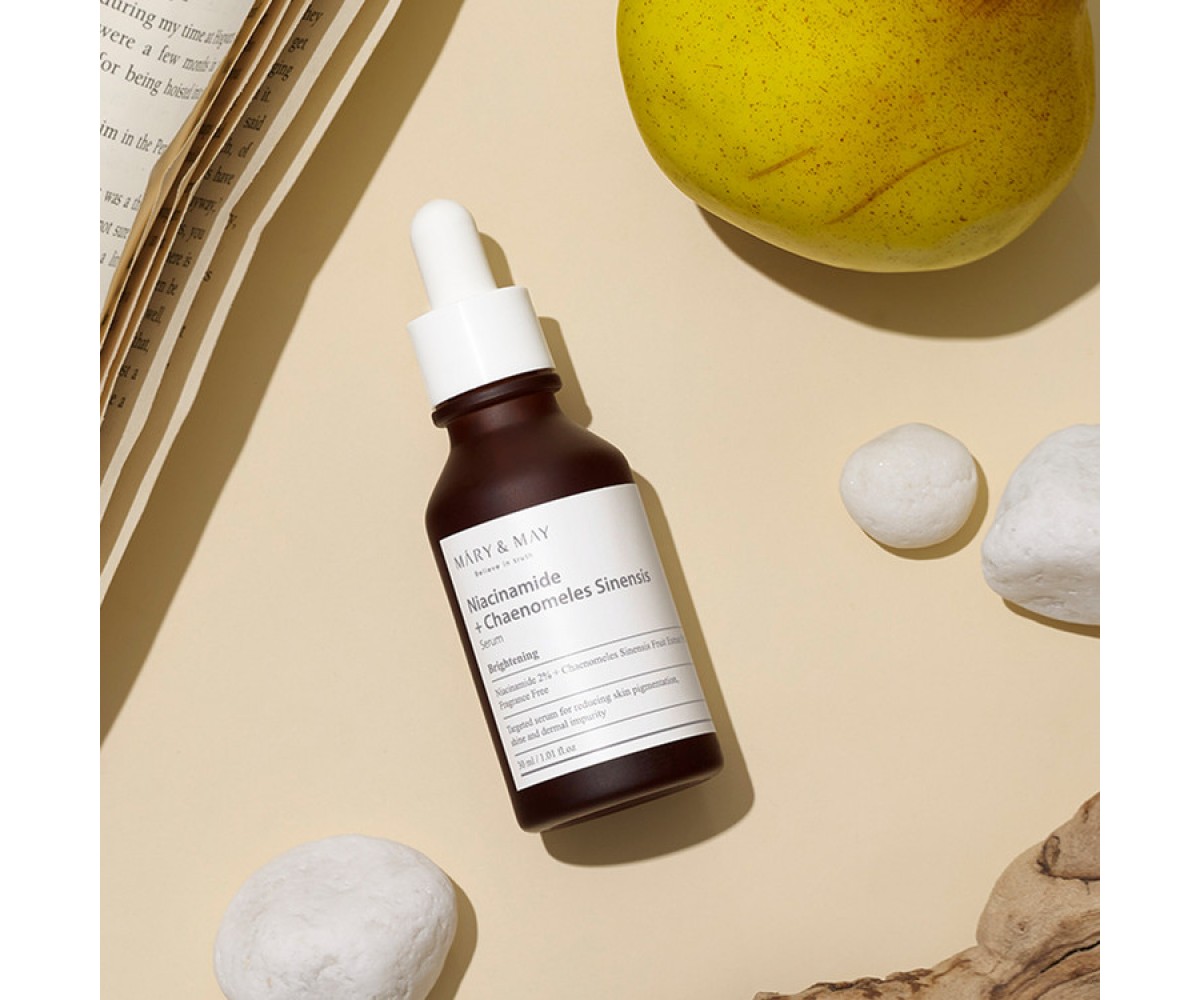 MARY & MAY Niacinamide + Chaenomeles Sinensis Serum – Ορός για ομοιόμορφο και λαμπερό δέρμα