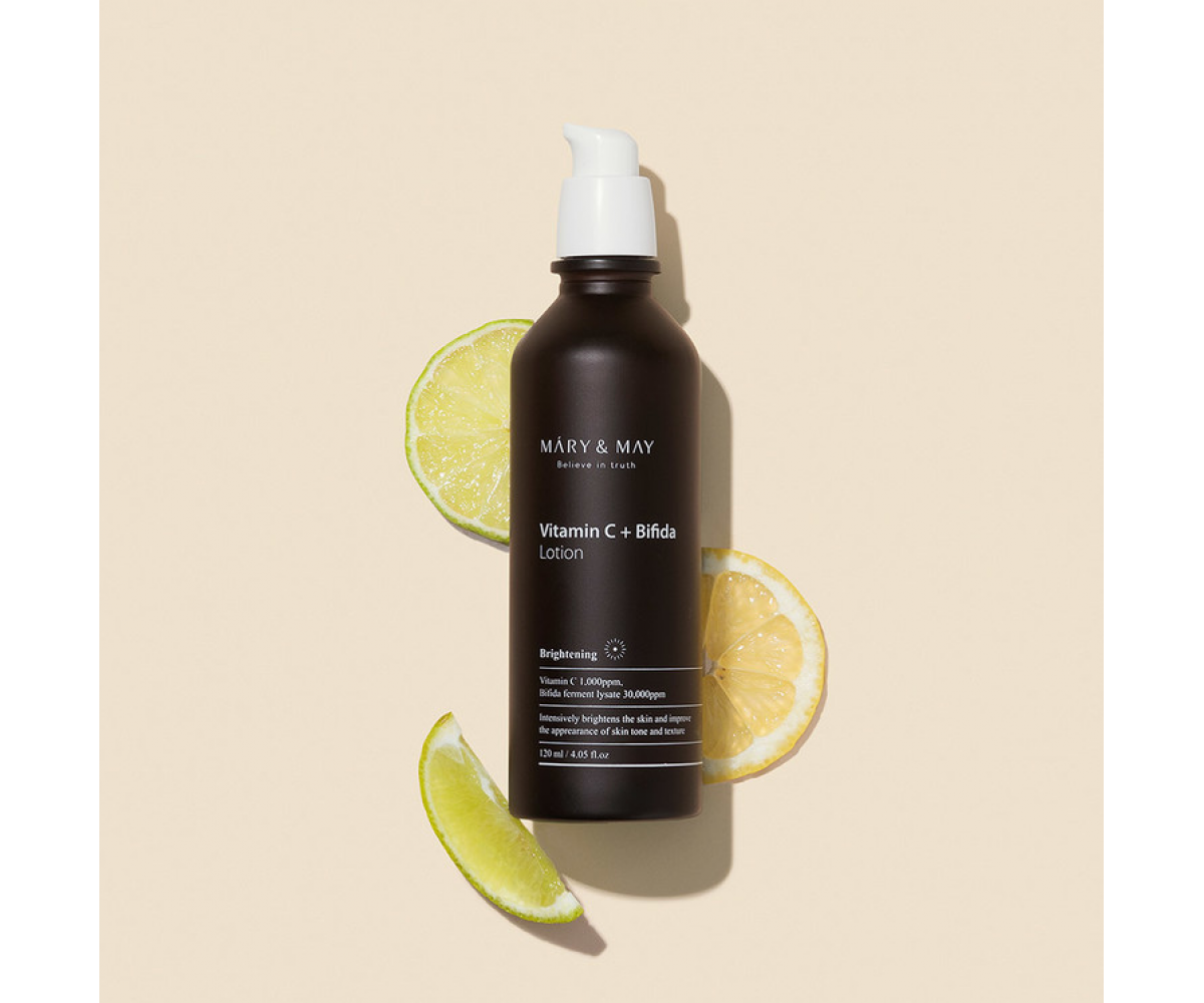 MARY & MAY Vitamin C + Bifida Toner – Τονωτική λοσιόν για λάμψη και ενυδάτωση