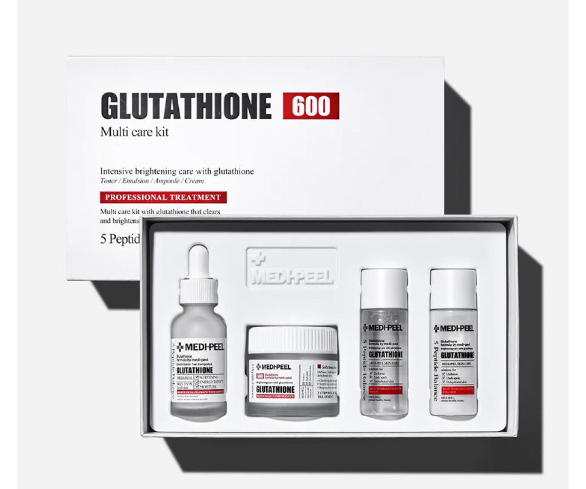 Medipeel Glutathione 600 Multi Care Kit με αμπούλα 30ml και κρέμα 50g για λεύκανση και λάμψη