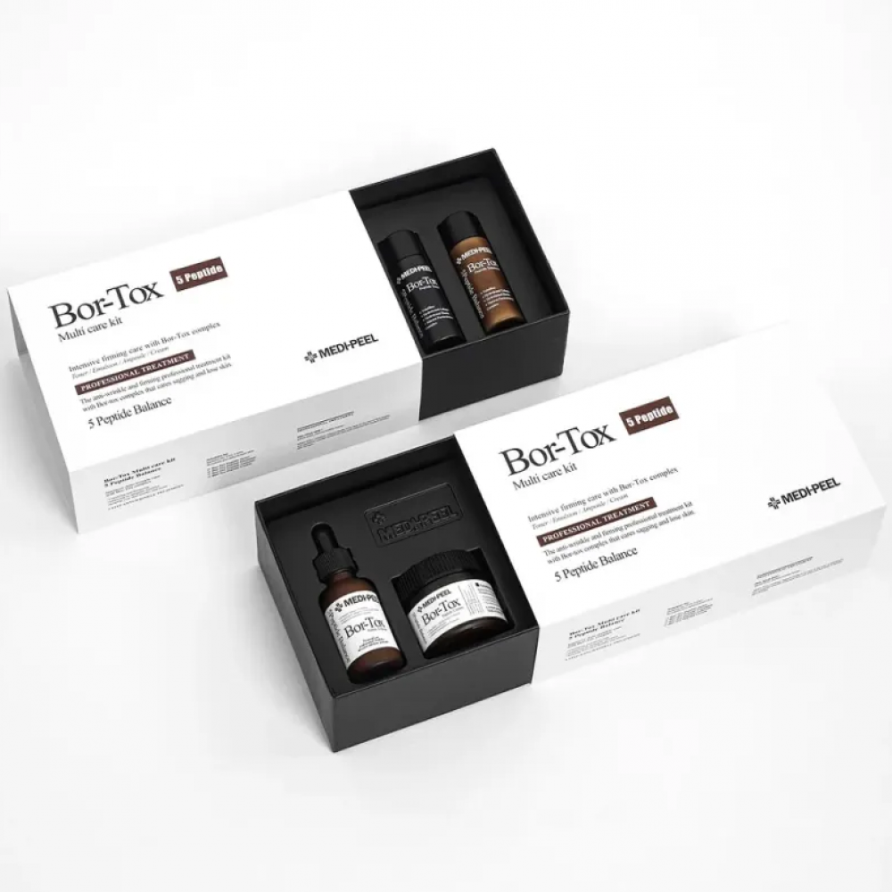 MEDIPEEL Peptide-Tox Bor Multi Care Kit – Ολοκληρωμένο Σετ Αντιγήρανσης & Σύσφιξης