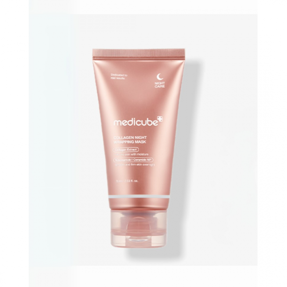 MEDICUBE Night Wrapping Mask 75ml - Μάσκα Εντατικής Ενυδάτωσης και Αναζωογόνησης Κατά τη Διάρκεια της Νύχτας