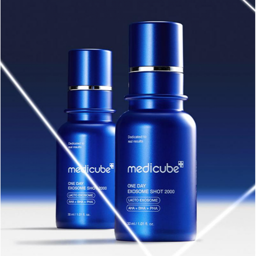 MEDICUBE One Day Exosome Shot Pore Ampoule 2000 / 30ml - Καινοτόμος ορός για Σύσφιξη Πόρων και Αναγέννηση του Δέρματος