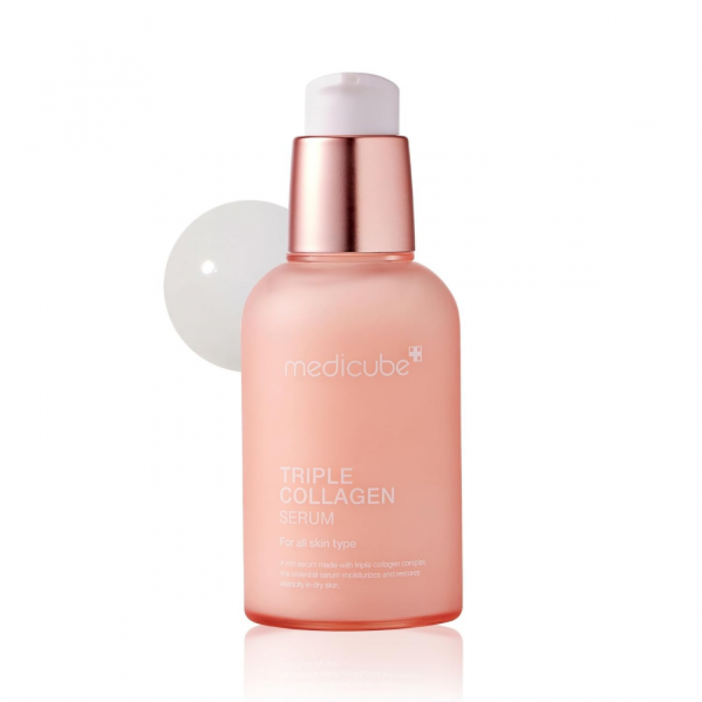 MEDICUBE Triple Collagen Serum 4.0 55ml - Ορός για Ενυδάτωση, Σύσφιγξη & Αντιγήρανση  με τριπλό κολλαγόνο