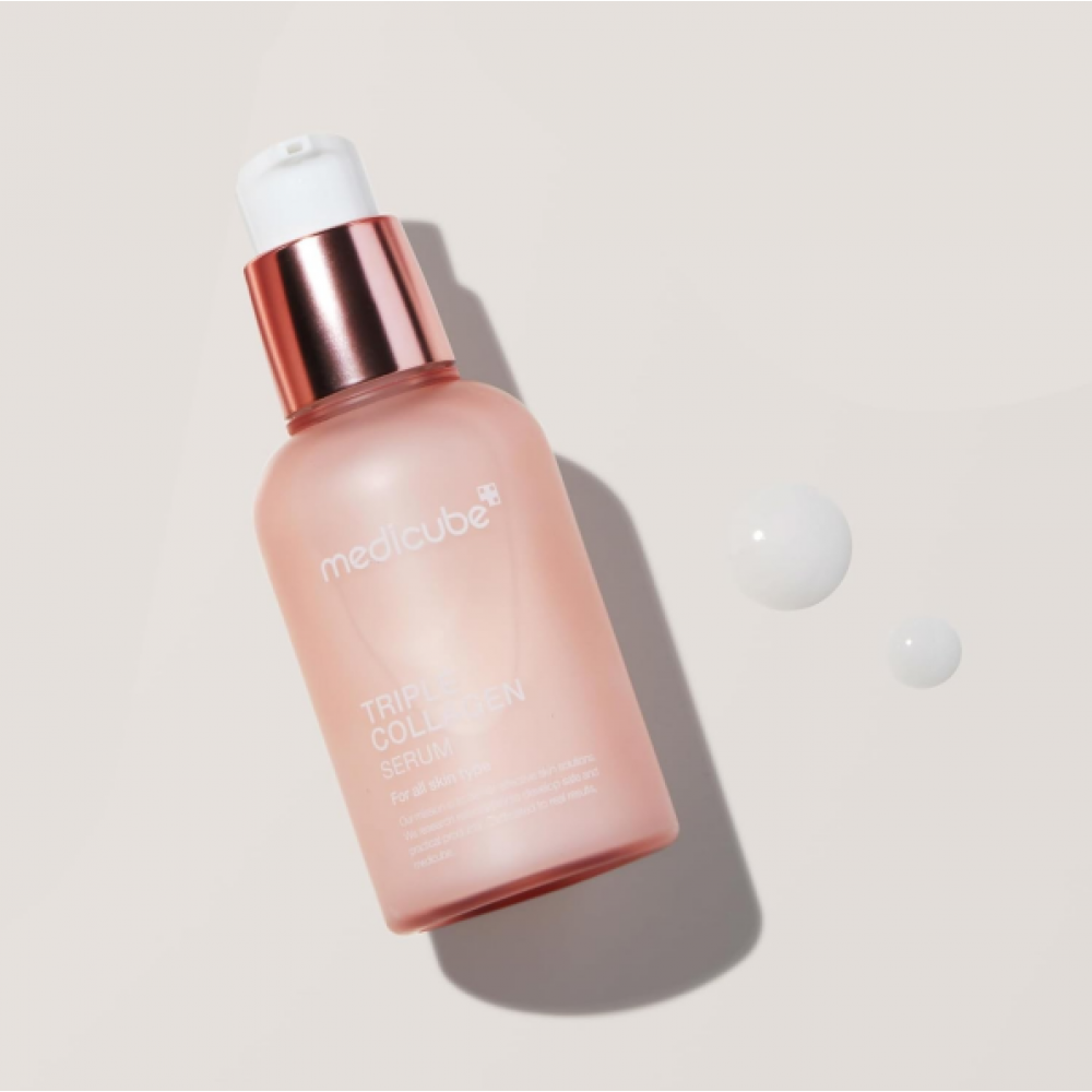 MEDICUBE Triple Collagen Serum 4.0 55ml - Ορός για Ενυδάτωση, Σύσφιγξη & Αντιγήρανση  με τριπλό κολλαγόνο
