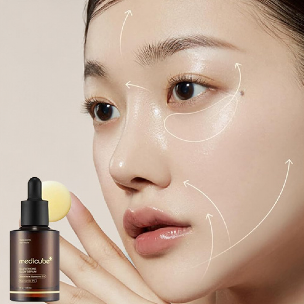 MEDICUBE Glutathione Glow Serum 30ml - Ορός για Λάμψη, Ομοιόμορφο Τόνο & Ελαστικότητα