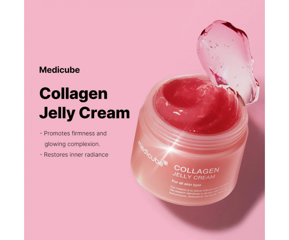 Medicube Collagen Jelly Cream ενυδατική κρέμα προσώπου σε μορφή τζελ με κολλαγόνο