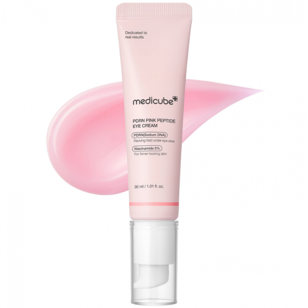 MEDICUBE PDRN Pink Peptide Eye Cream 30ml – Κρέμα Ματιών για Σύσφιξη, Λάμψη & Αντιγήρανση