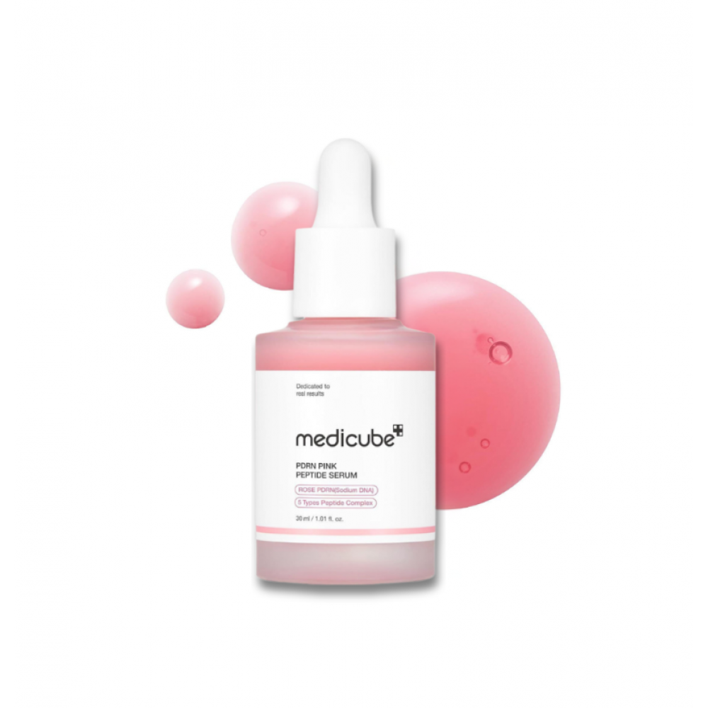 MEDICUBE PDRN Pink Peptide Serum 30ml - Ορός Σύσφιξης & Λάμψης με PDRN DNA Σολομού