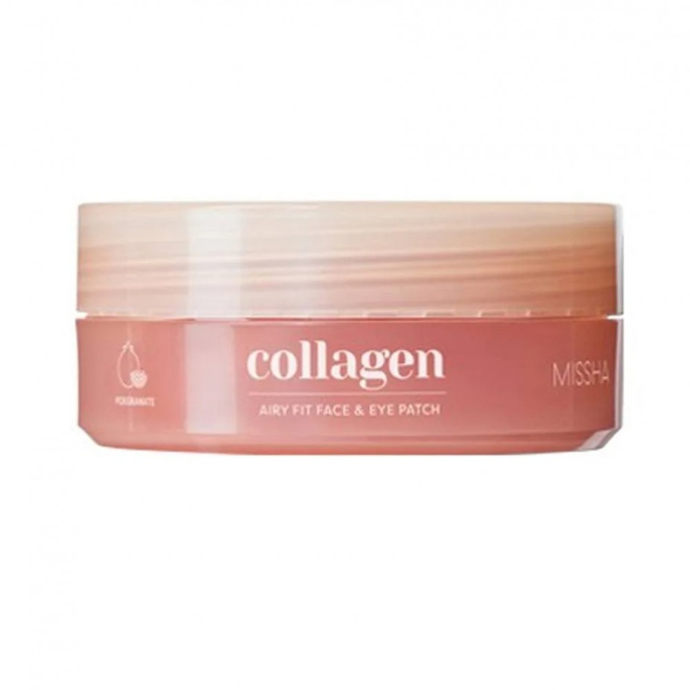 MISSHA Airy Fit Collagen Lifting Face & Eye Patch 60pcs - Επιθέματα Υδρογέλης Πολλαπλών Χρήσεων για Άμεσο Lifting και Σύσφιξη!