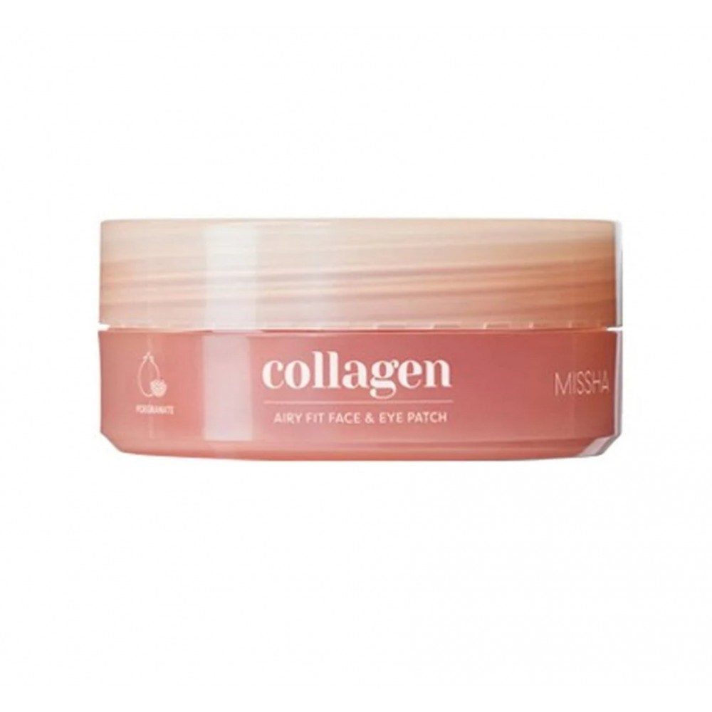 MISSHA Airy Fit Collagen Lifting Face & Eye Patch 60pcs - Επιθέματα Υδρογέλης Πολλαπλών Χρήσεων για Άμεσο Lifting και Σύσφιξη!