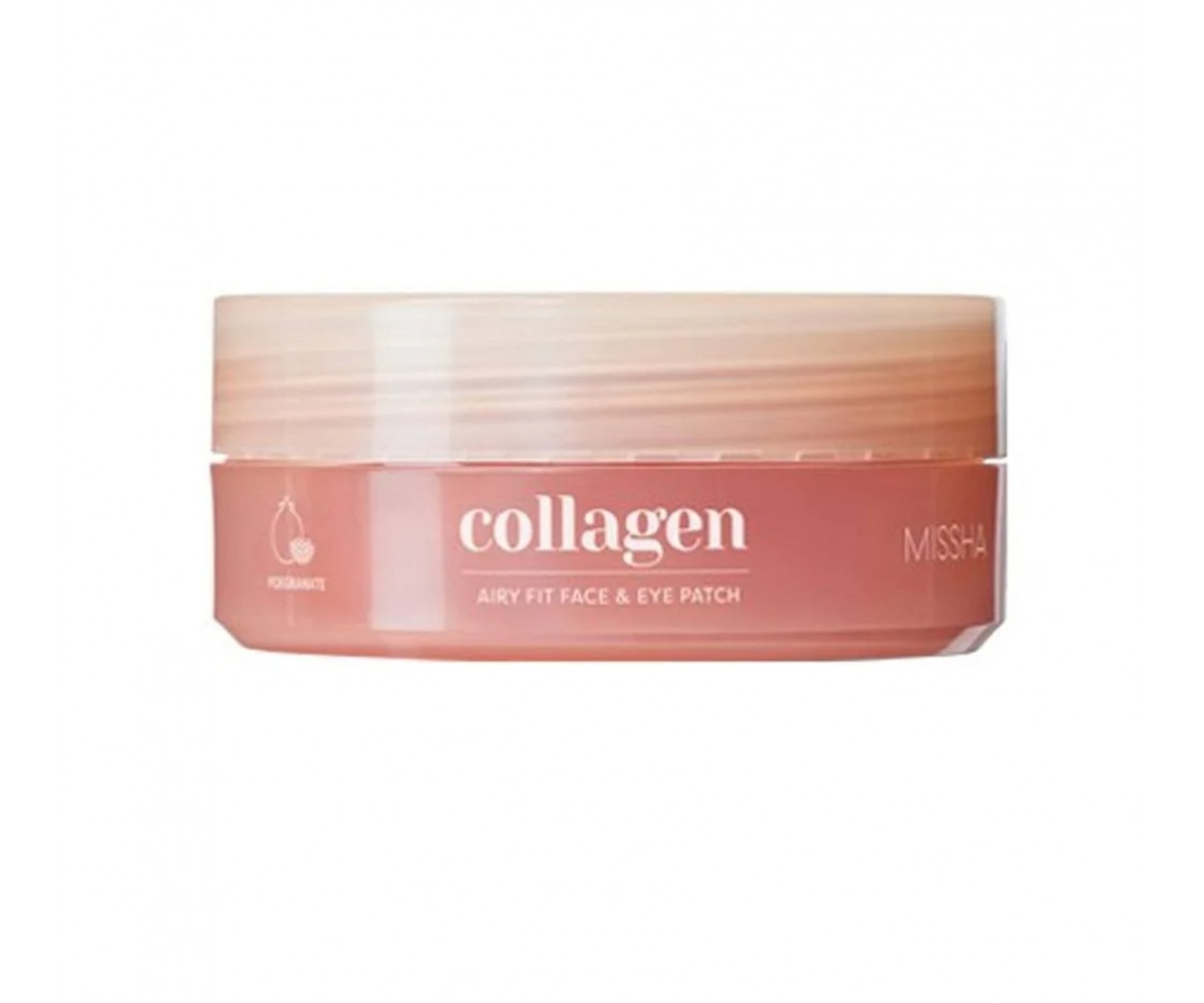 MISSHA Airy Fit Collagen Lifting Face & Eye Patch MISSHA Airy Fit Collagen Lifting Face & Eye Patch 60τμχ επιθέματα υδρογέλης με κολλαγόνο