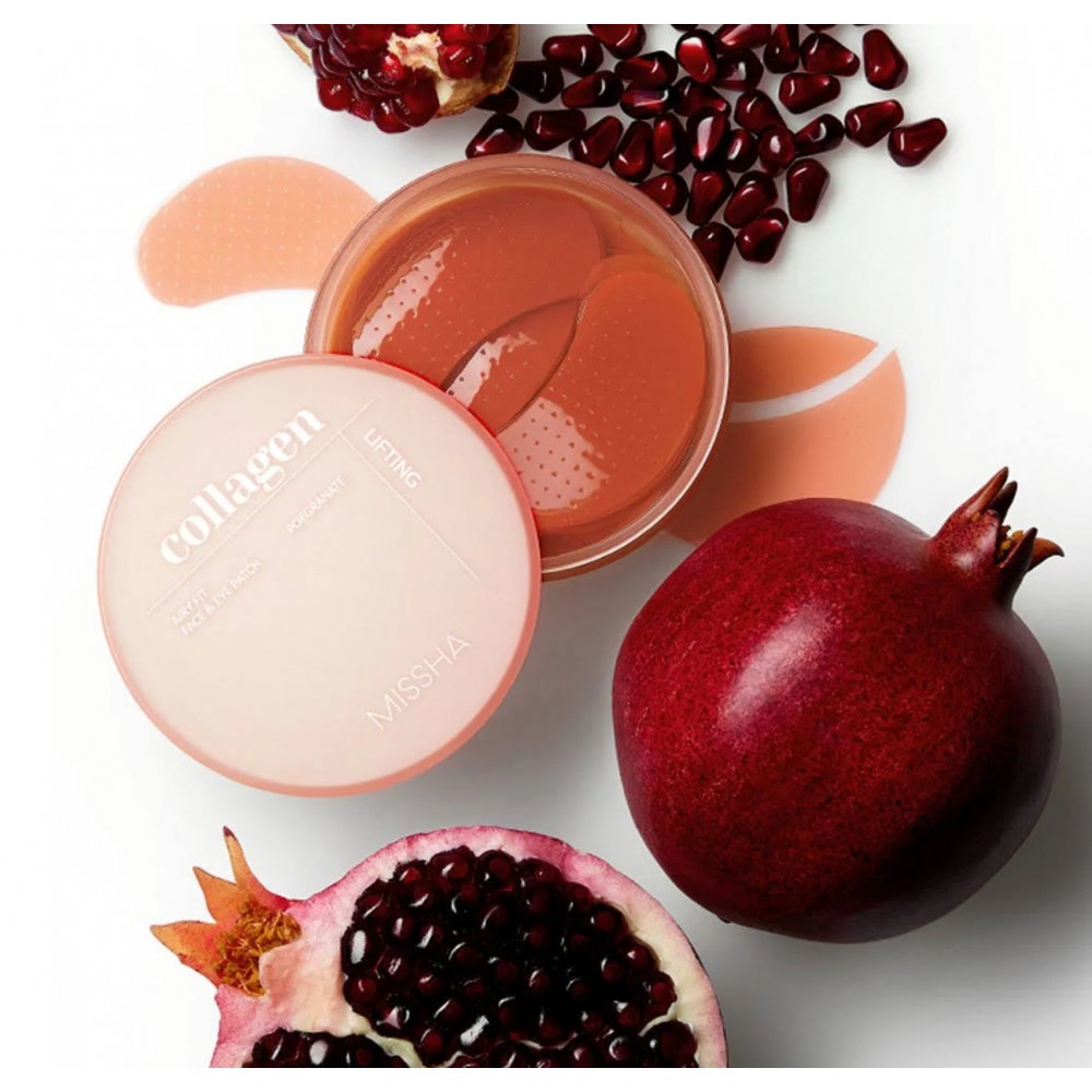 MISSHA Airy Fit Collagen Lifting Face & Eye Patch 60pcs - Επιθέματα Υδρογέλης Πολλαπλών Χρήσεων για Άμεσο Lifting και Σύσφιξη!