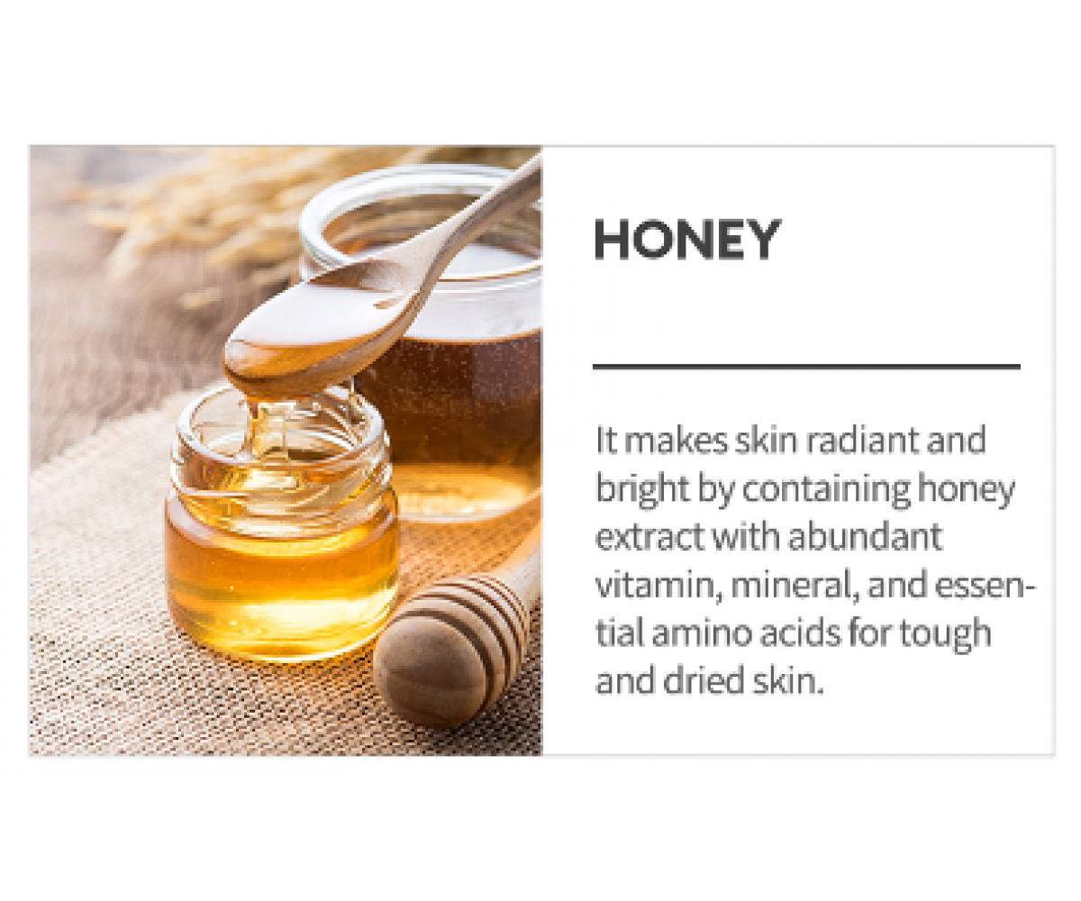 MISSHA AIRY FIT SHEET MASK HONEY- Μάσκα με εκχύλισμα μελιού για θρέψη και ενυδάτωση.
