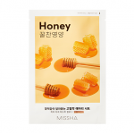 MISSHA AIRY FIT SHEET MASK HONEY- Μάσκα με εκχύλισμα μελιού για θρέψη και ενυδάτωση.