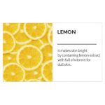 MISSHA AIRY FIT SHEET MASK LEMON- Μάσκα με εκχύλισμα Λεμονιού προσφέρει θρεπτικές,αντιοξειδωτικές,καθαριστικές ιδιότητες και καταπολέμηση των διχρωμιών