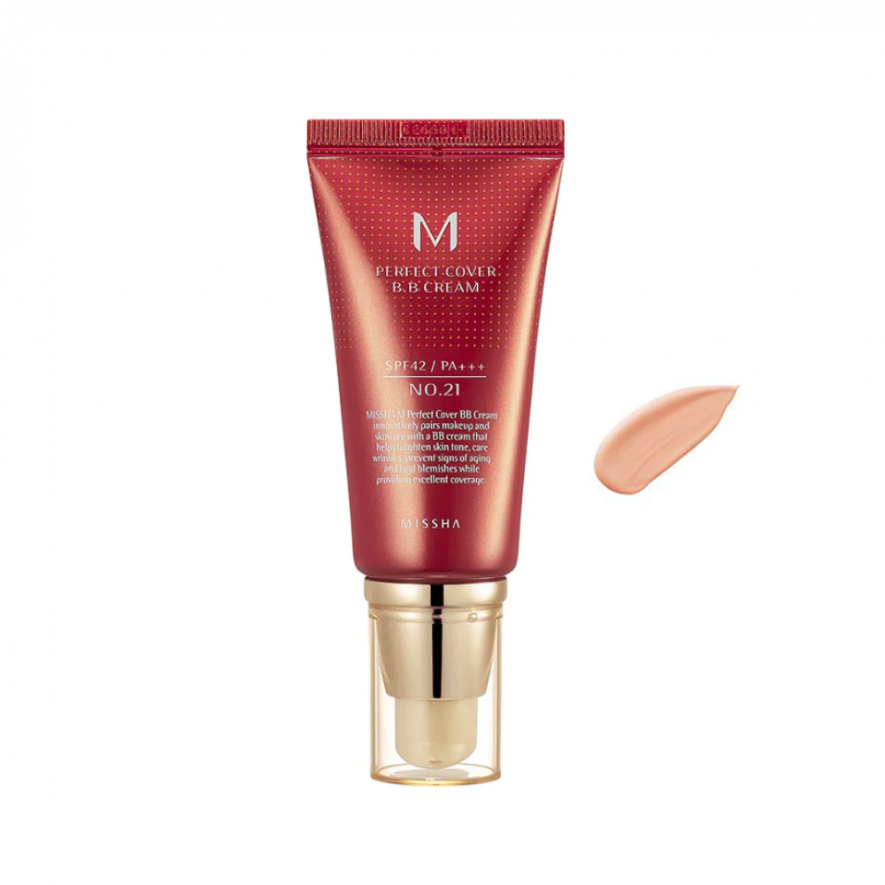 MISSHA PERFECT COVER BB CREAM EX SPF 42 PA+++ - Αντηλιακό με χρώμα