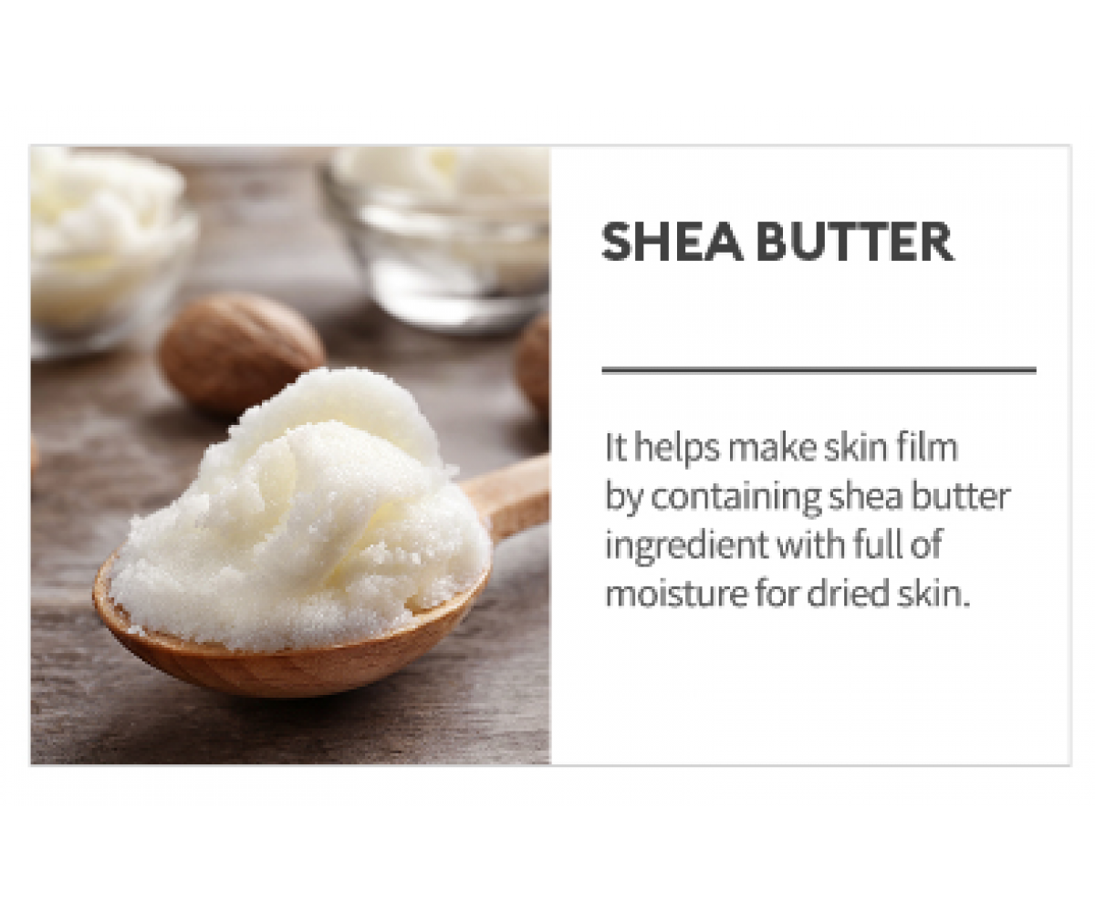 [name MISSHA AIRY FIT SHEET MASK SHEA BUTTER- Μάσκα με Βούτυρο Καριτέ για ενυδάτωση,θρέψη,αντιγήρανση,προστασία και καταπράυνση