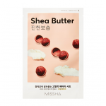[name MISSHA AIRY FIT SHEET MASK SHEA BUTTER- Μάσκα με Βούτυρο Καριτέ για ενυδάτωση,θρέψη,αντιγήρανση,προστασία και καταπράυνση