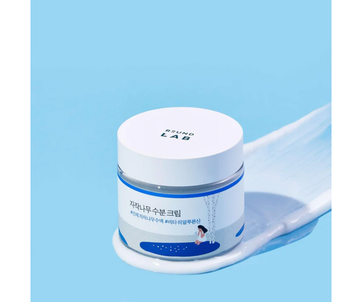 Round Lab Birch Juice Moisturizing Cream ενυδατική κρέμα προσώπου με χυμό σημύδας και υαλουρονικό οξύ
