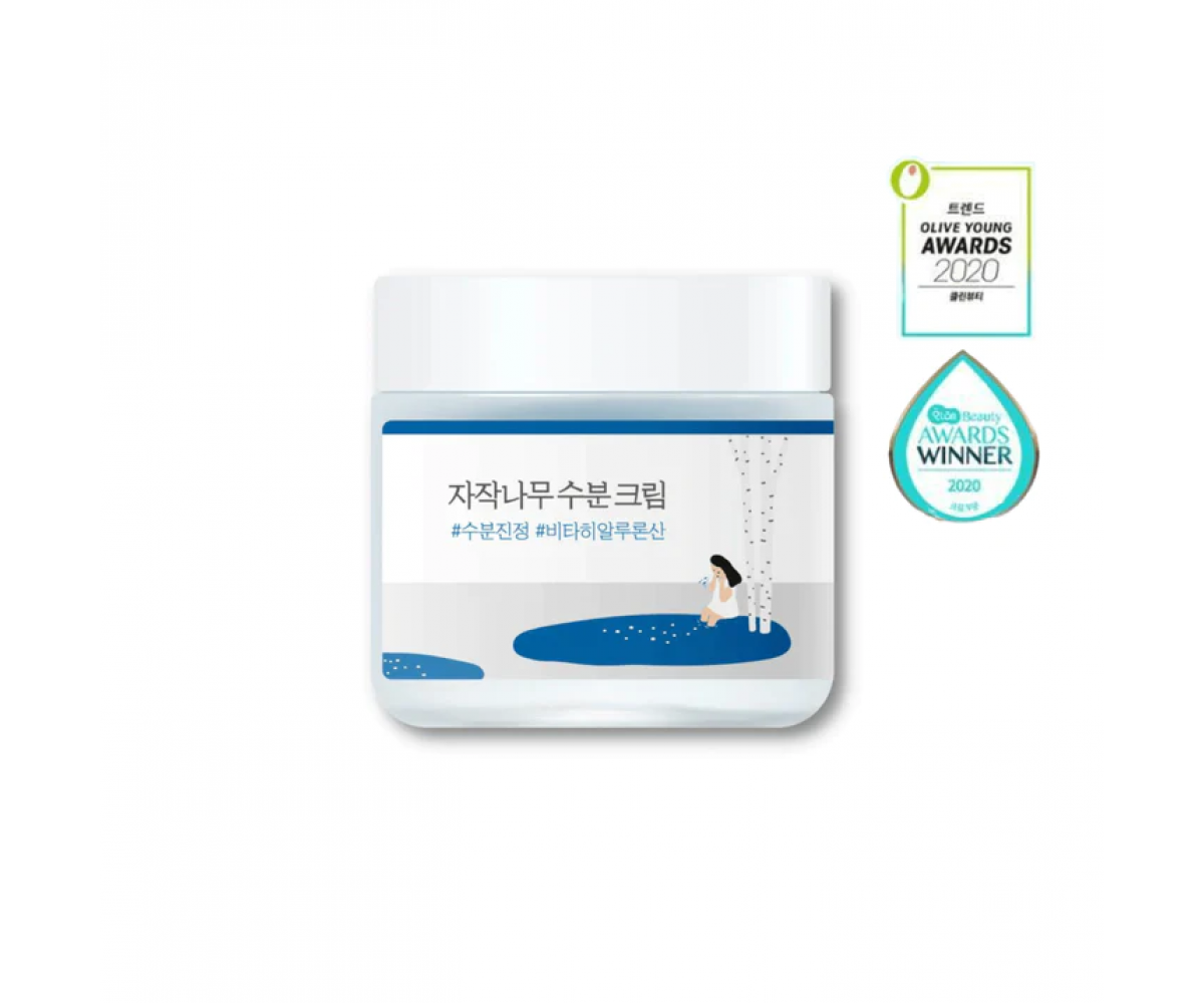 Round Lab Birch Juice Moisturizing Cream ενυδατική κρέμα προσώπου με χυμό σημύδας και υαλουρονικό οξύ