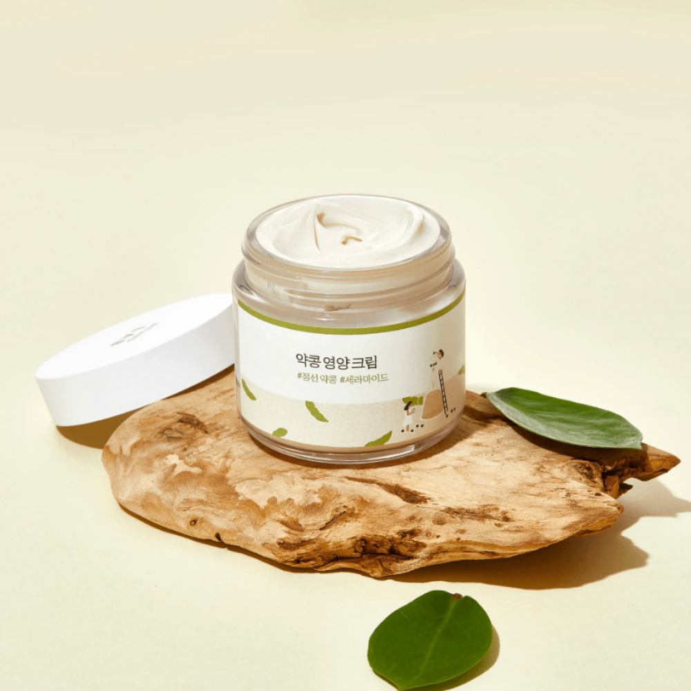 ROUND LAB Soybean Nourishing Cream 80gr – Θρεπτική Κρέμα με Μαύρη Σόγια & Ceramide NP