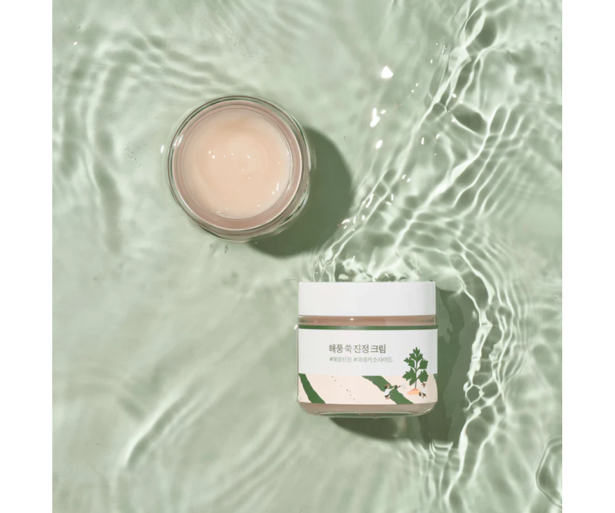 Round Lab Mugwort Calming Cream ενυδατική κρέμα προσώπου με εκχύλισμα Mugwort και madecassoside