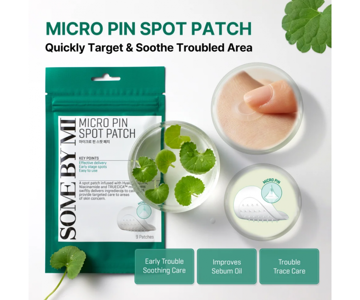 [name SOME BY MI Micro Pin Spot Patch - Επιθέματα για ακμή με μικροβελόνες (micro-needles)