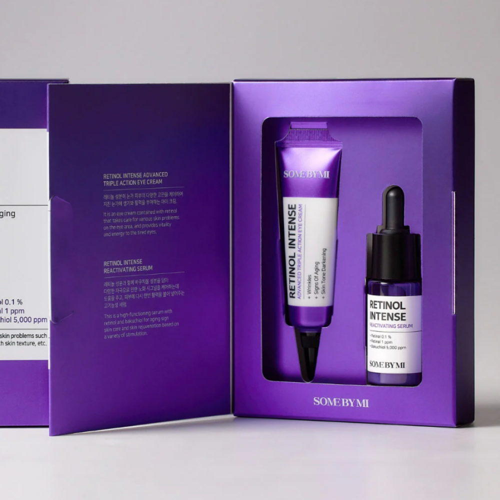 SOME BY MI RETINOL INTENSE TRIAL KIT – Mini Σετ για αρχάριους με κρέμα ματιών και serum με ρετινόλη