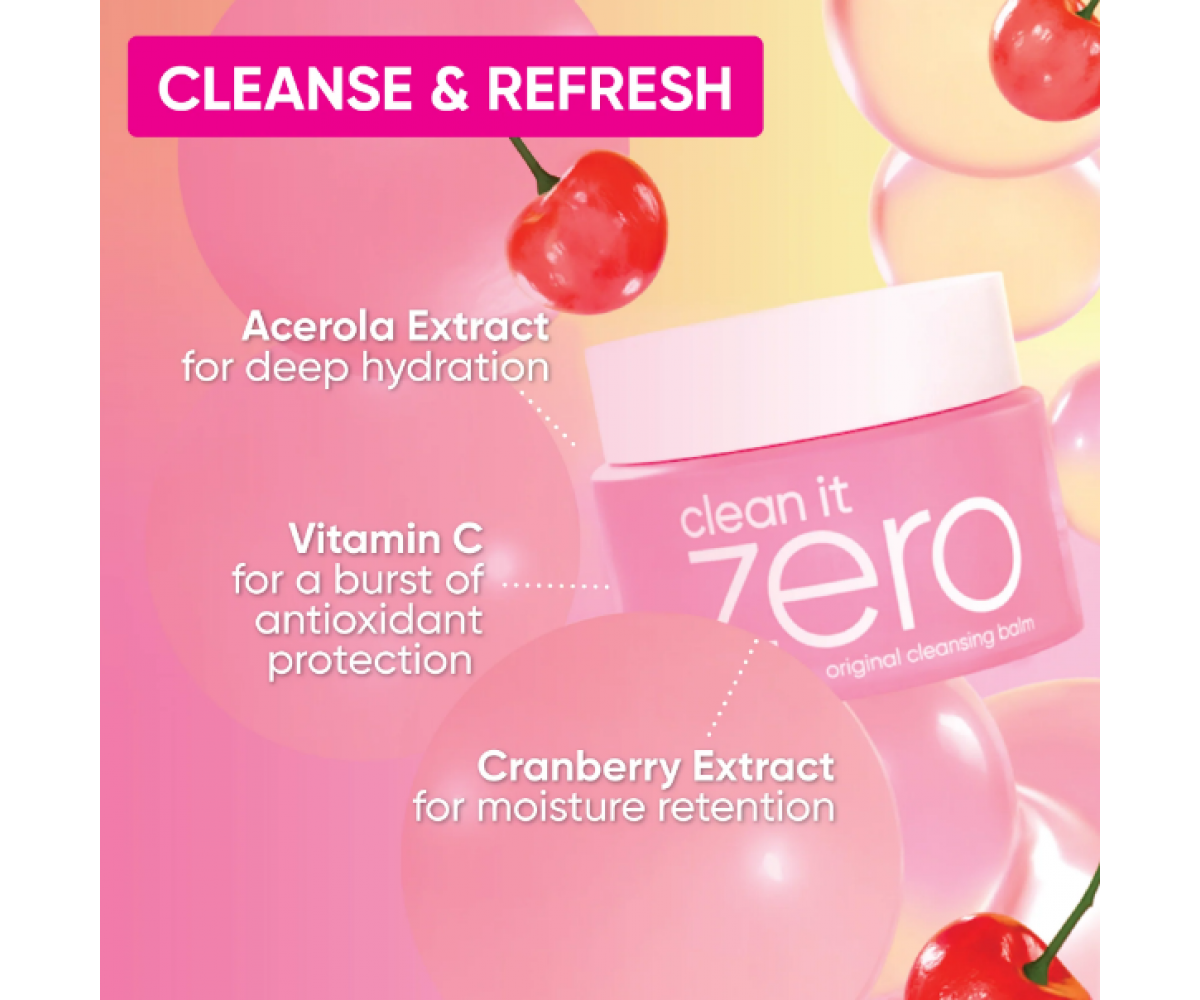 BANILA CO Clean It Zero Cleansing Balm Original 180ml καθαριστικό balm προσώπου για βαθύ καθαρισμό και ντεμακιγιάζ