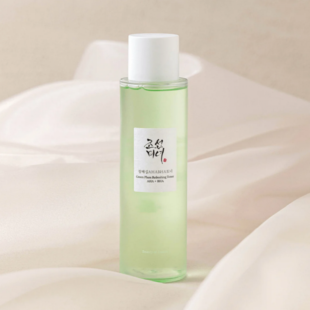 BEAUTY OF JOSEON Green Plum Refreshing Toner: AHA + BHA 150ml -  Απαλή Απολέπιση & Λάμψη για Καθημερινή Χρήση