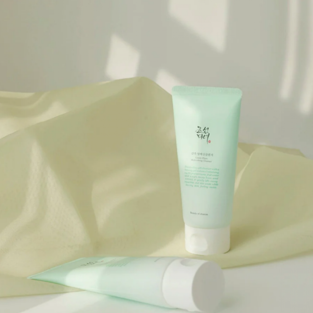 BEAUTY OF JOSEON GREEN PLUM REFRESHING CLEANSER - Απαλός Καθαρισμός με Πράσινο Δαμάσκηνο για Λάμψη & Φρεσκάδα